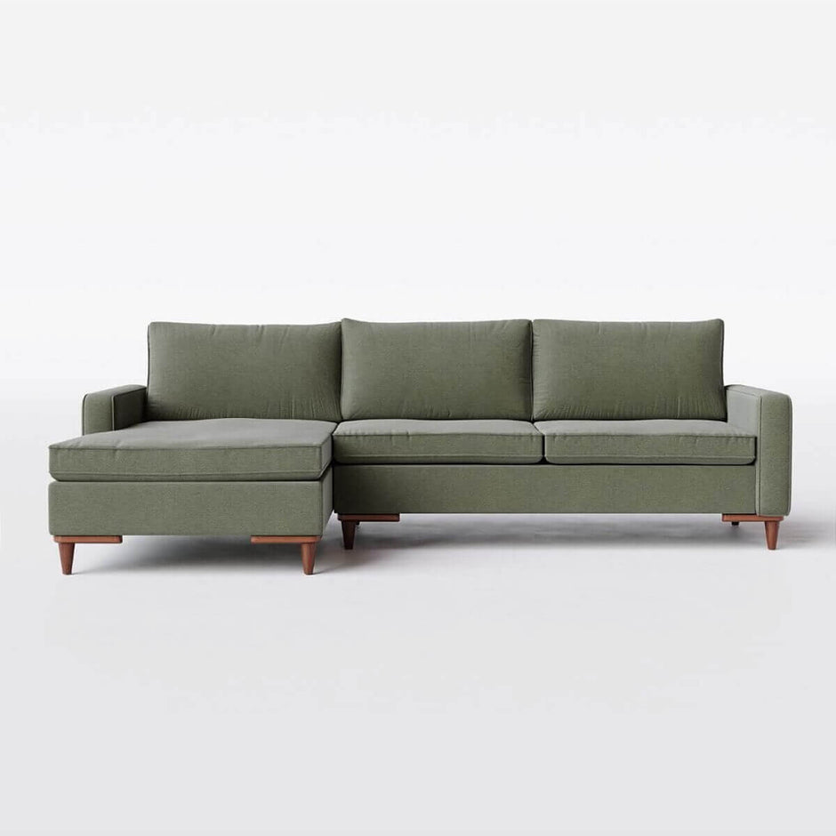 Sofá Living Fixo Viena com Chaise