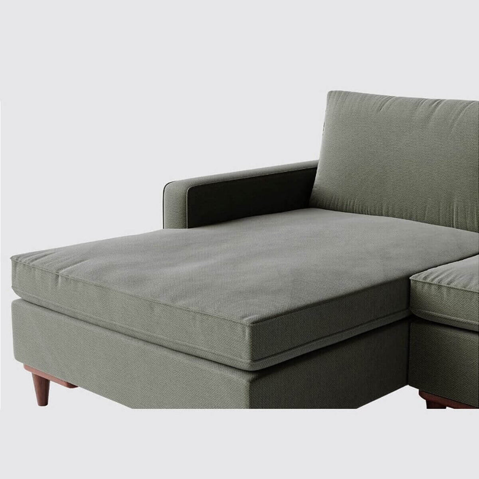 Sofá Living Fixo Viena com Chaise