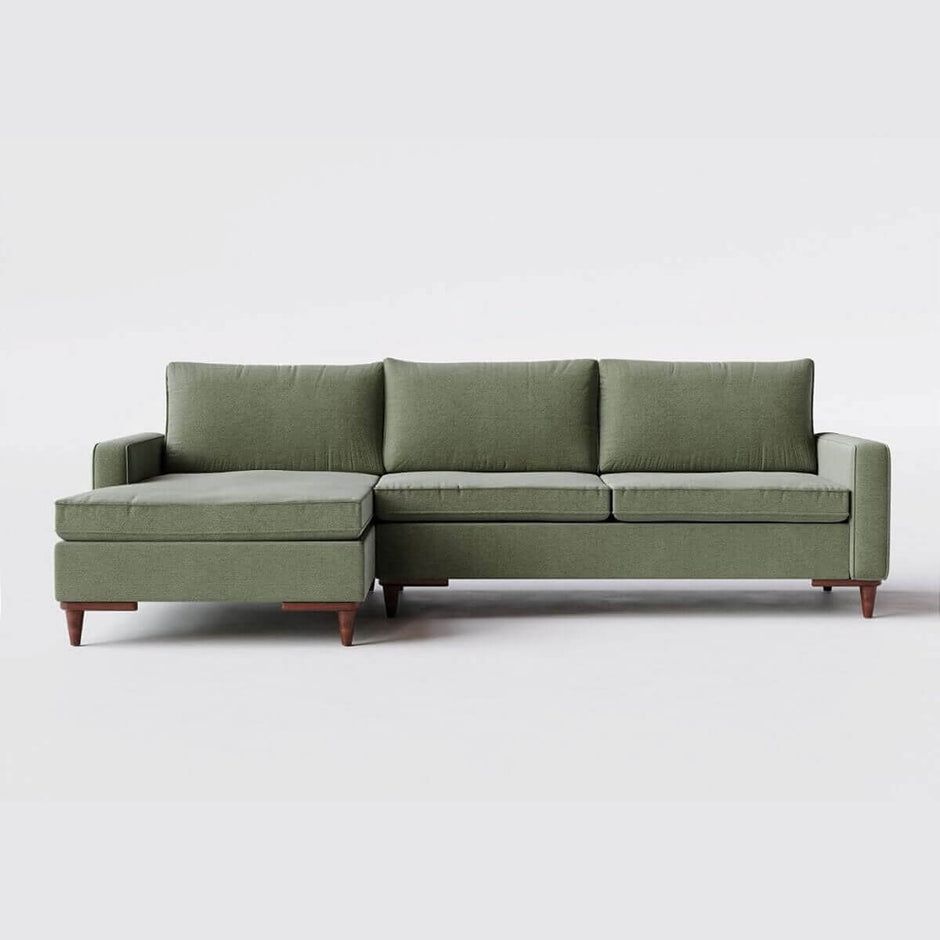 Sofá Living Fixo Viena com Chaise