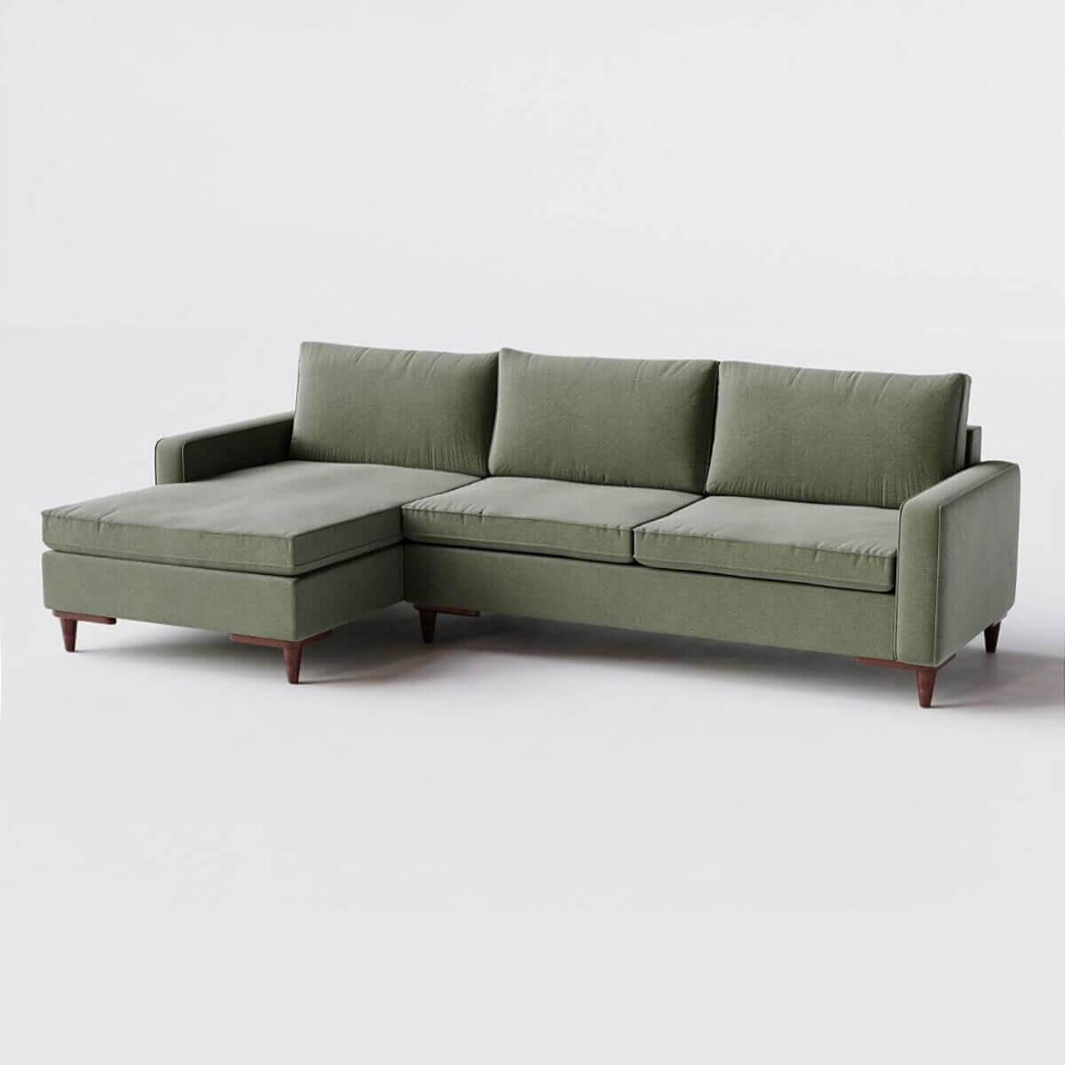 Sofá Living Fixo Viena com Chaise