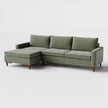 Sofá Living Fixo Viena com Chaise