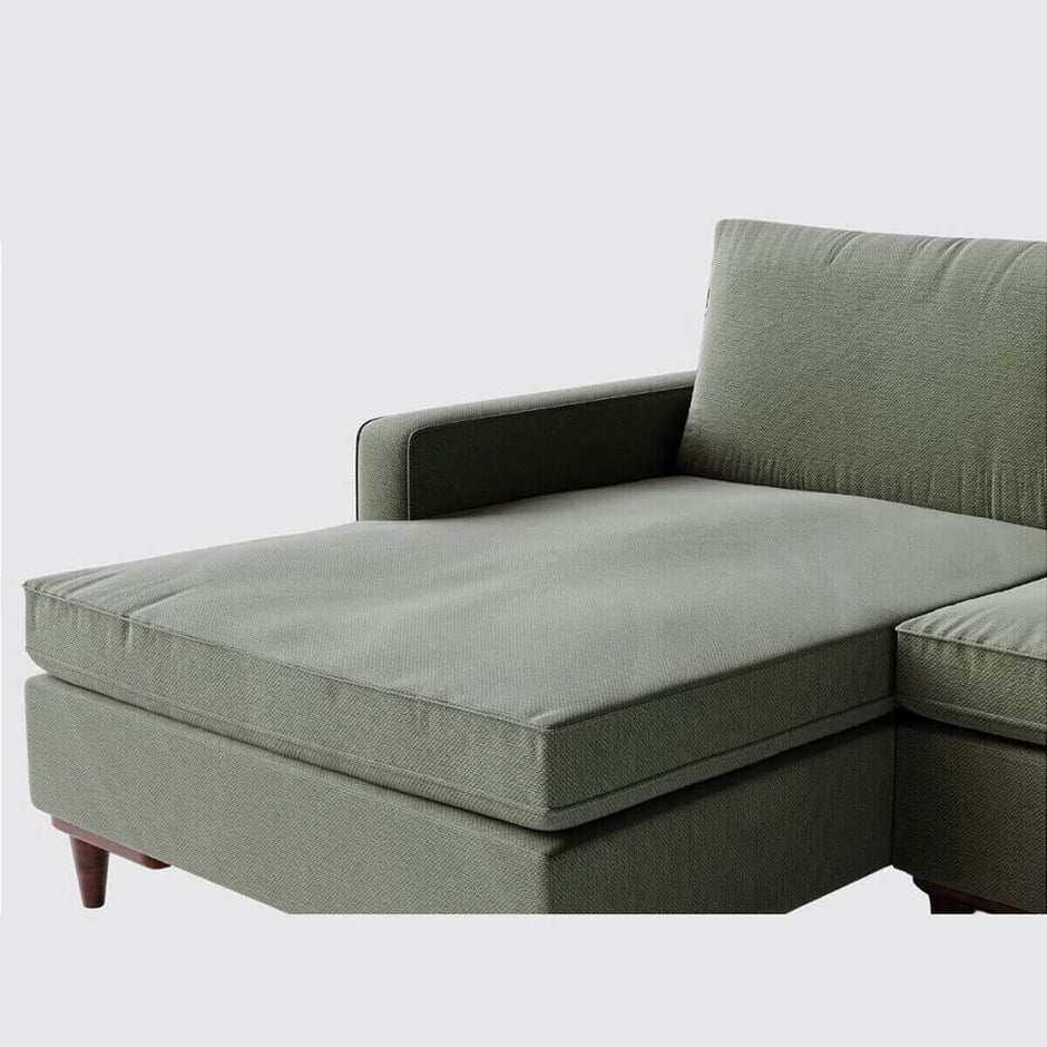 Sofá Living Fixo Viena com Chaise