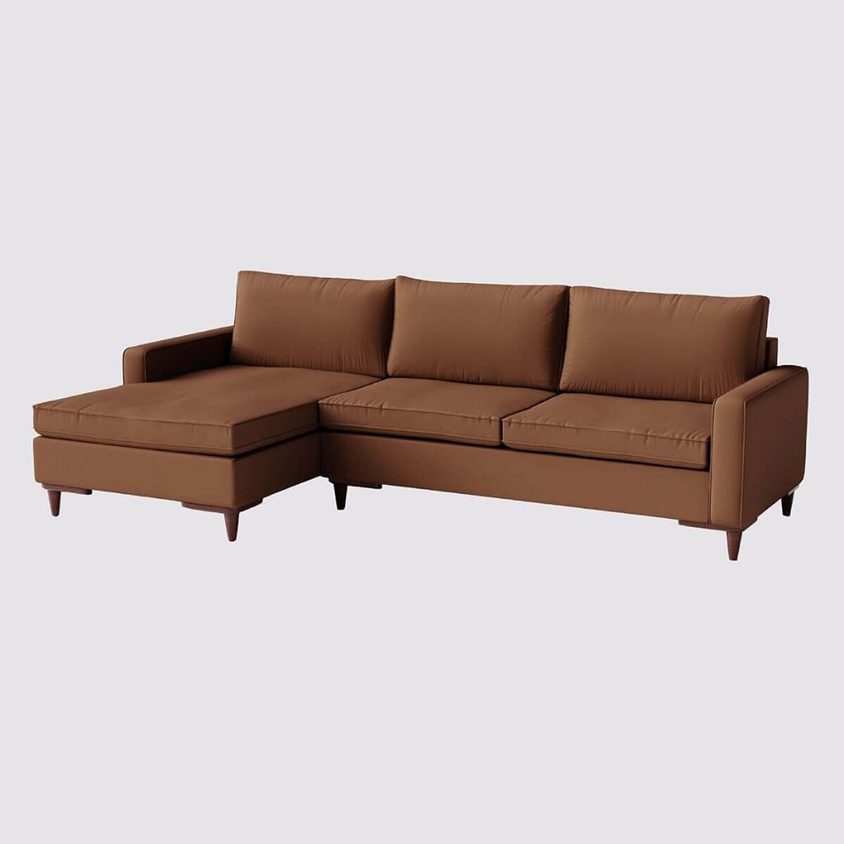 Sofá Living Fixo Viena com Chaise