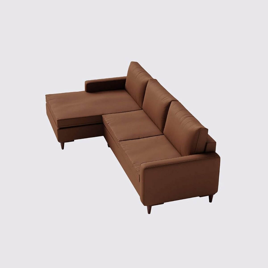 Sofá Living Fixo Viena com Chaise