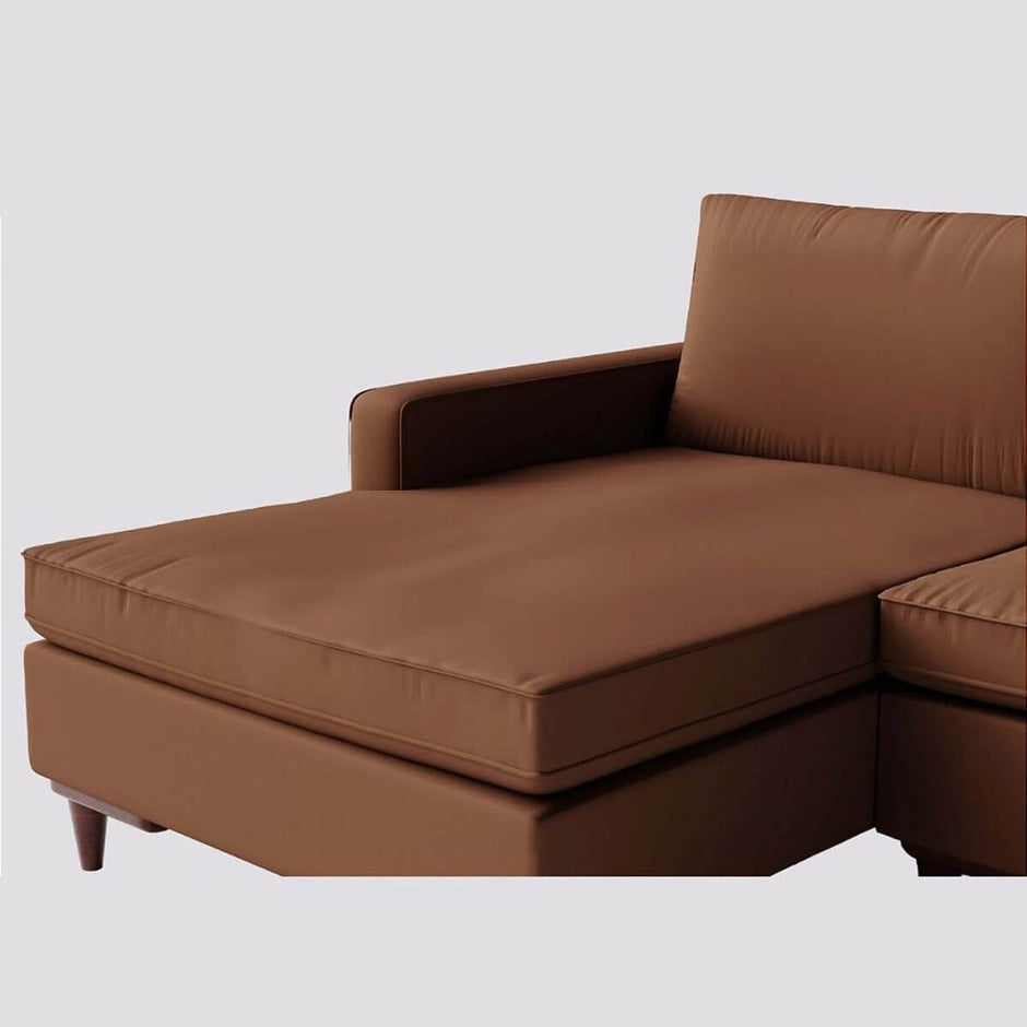 Sofá Living Fixo Viena com Chaise